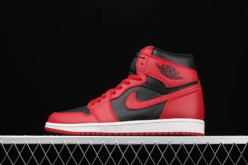 All categories Air Jordan Jordan series basketball shoes Air Jordan 1 High X version Air Jordan 1 Hi 85 AJ1 Joe 1 reverse black and red prohibited high-top basketball shoes BQ4422-600